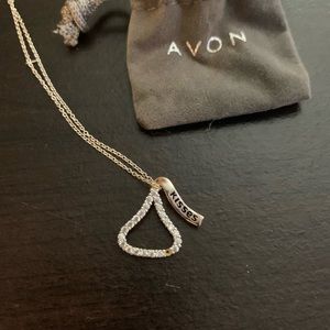 Hershey kiss Avon sterling silver necklace